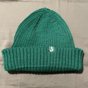 Green Knit Toque by Jameson Irish Whiskey Cuffed Beanie Hat Winter Men Unisex